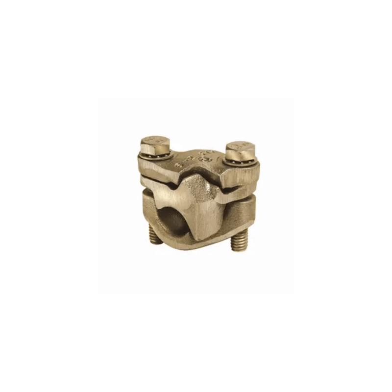 Abrazadera Mecánica Paralela Universal / VERSITAP para Cu/AL / 250-500 kcmil / Cuerpo de Cobre / Hardware DURIUM™/ 375 LBS/in Torque Instalación / Estaño Plateado / 194° F